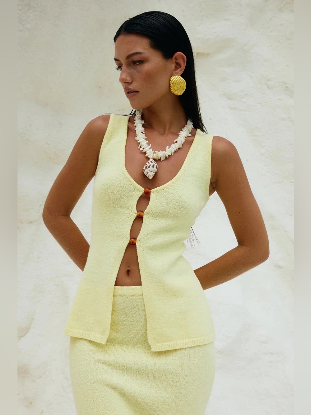 NADINA TOP - LEMON